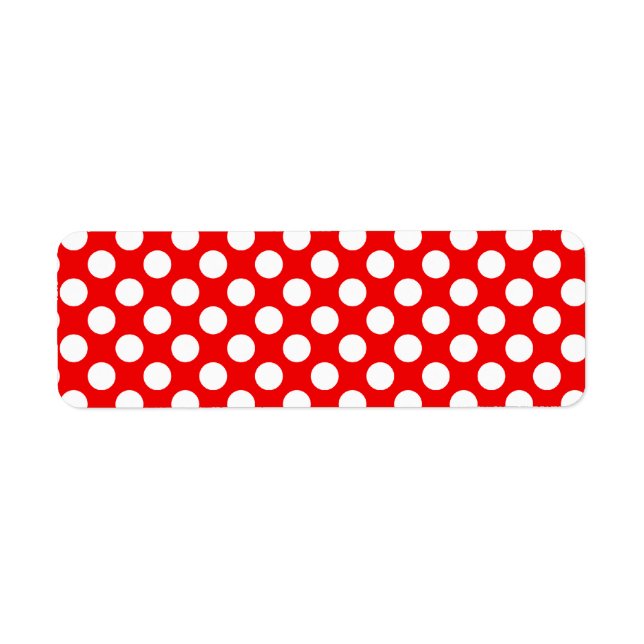 Pois rouges et blancs (Devant)