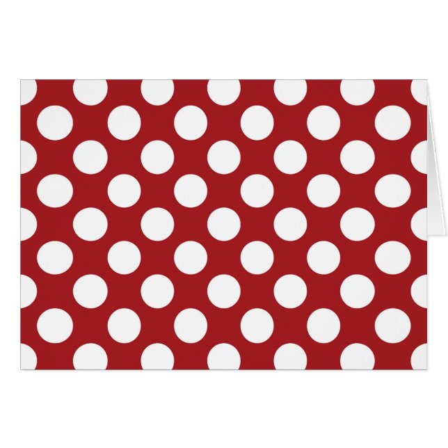 Pois rouges, Motif à points polka, points, pointil (Devant horizontal)