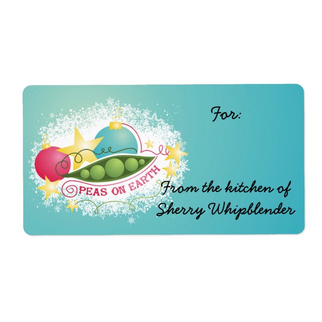 Pois sur Terre Nourriture de Noël de la cuisine de (Devant)