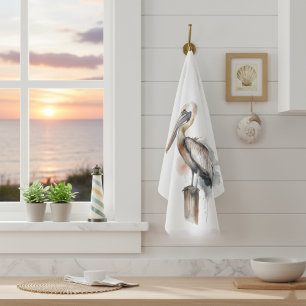 Poise of the Pelican Kitchen Towel