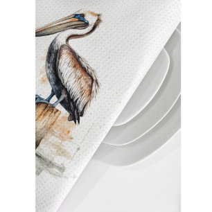 Poise of the Pelican  Kitchen Towel