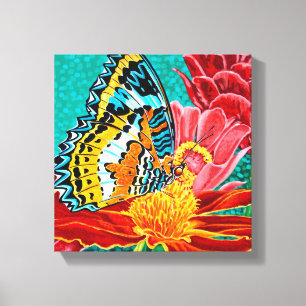 Poised Butterfly I Canvas Print