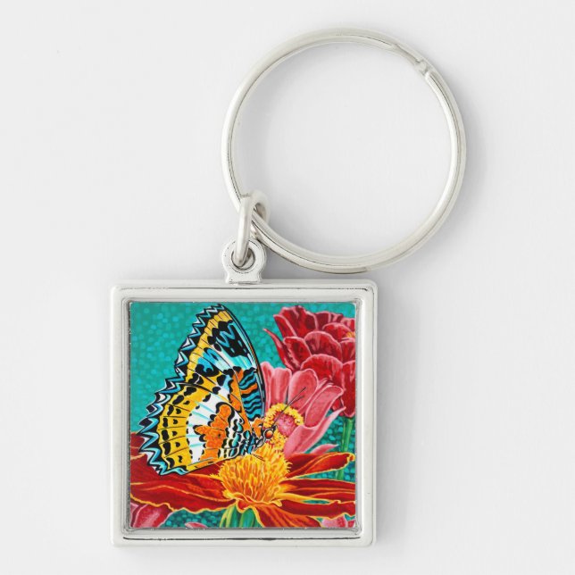 Poised Butterfly I Keychain (Front)