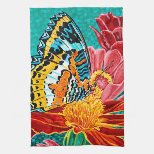Poised Butterfly I Kitchen Towel