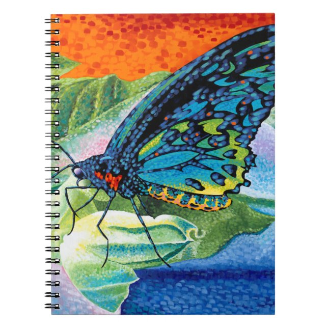 Poised Butterfly II Notebook (Front)