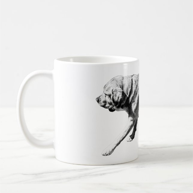 Poised Stride – Side Profile Coffee Mug (Left)