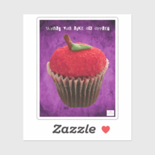 Poison Apple Cupcake Creepy