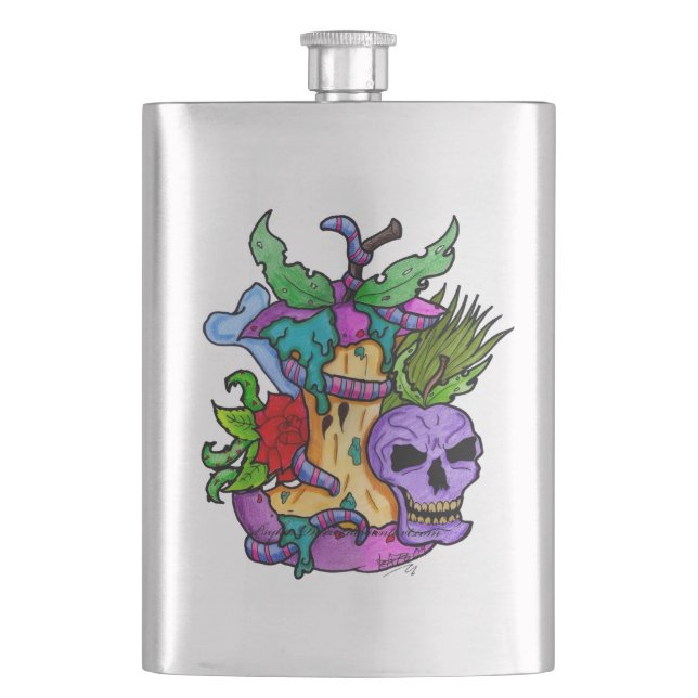 Poison Apple Premium Flask (Front)
