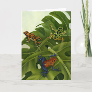 Poison Arrow Frogs Card