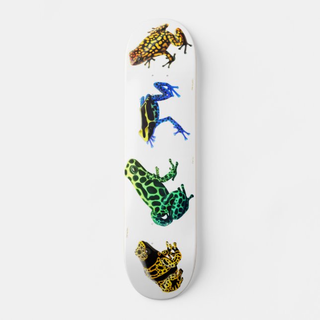 Poison Arrow Frogs Skateboard (Front)