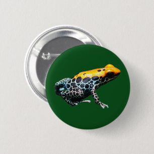 Poison Dart Frog 2 Inch Round Button