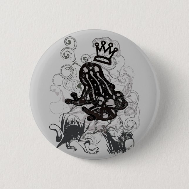 Poison_dart_frog 2 Inch Round Button (Front)