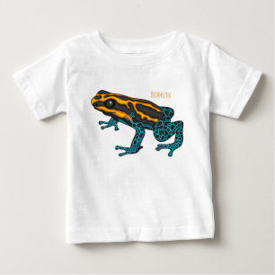 Poison dart frog cartoon illustration  baby T-Shirt