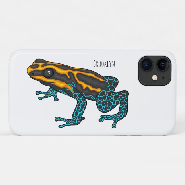 Poison dart frog cartoon illustration  Case-Mate iPhone case (Back (Horizontal))