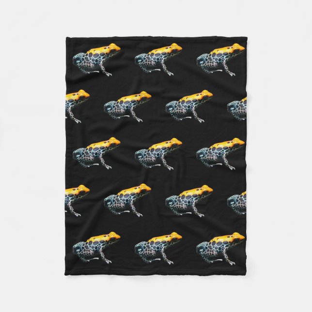 Poison Dart Frog Fleece Blanket (Front)