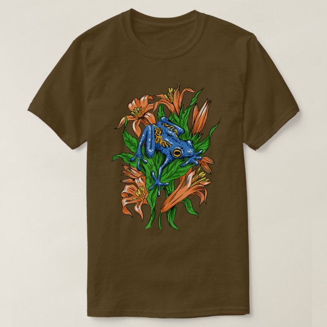 Poison Dart Frog Frogs  T-Shirt (Design Front)