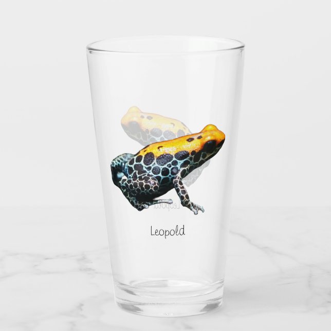 Poison Dart Frog Glass (Back)