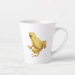 Poison dart frog latte mug