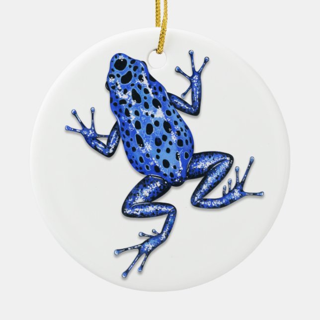 Poison Dart Frog Ornament (Front)