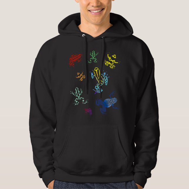 Poison Dart Frogs  Hoodie (Front)