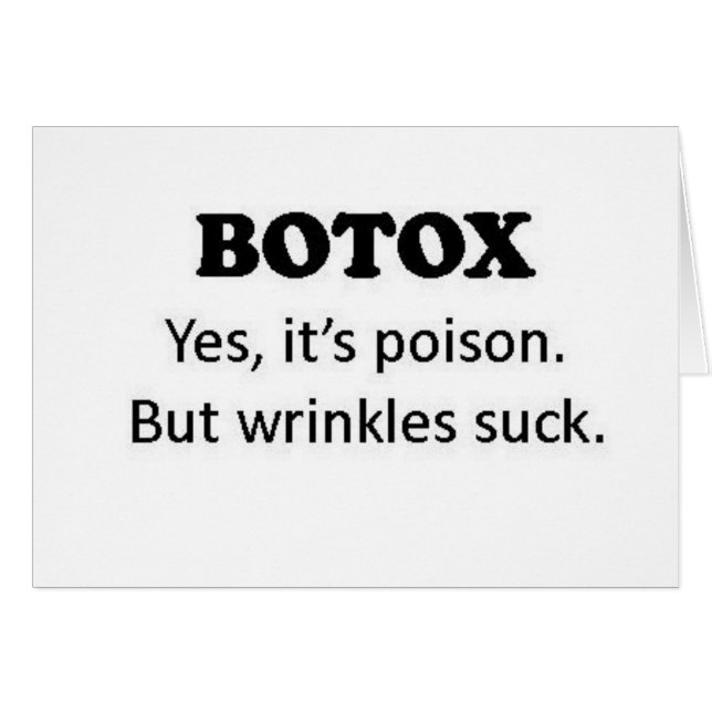 Poison de botox (Devant horizontal)
