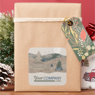 Poison de Rustic Christmas ou Bakery Sticker w/ Lo