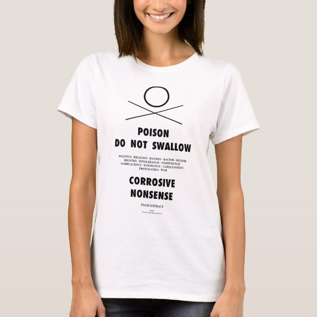 Poison Do Not Swallow Women's T-Shirt (Front)