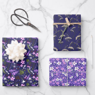 Poison Garden   Purple Collection Wrapping Paper Sheet