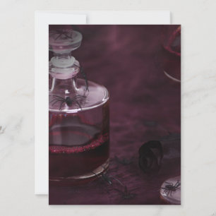 poison halloween card