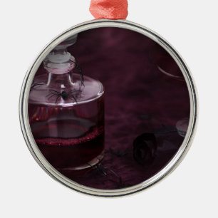 poison halloween metal ornament