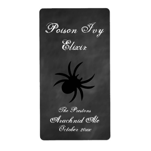 Poison Ivy Elixir Bière Étiquette (Devant)