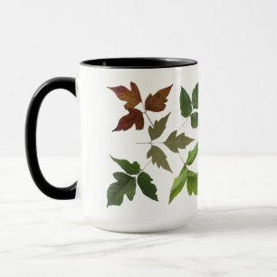 Poison Ivy Leaves Botanical Leaf Design  Mug