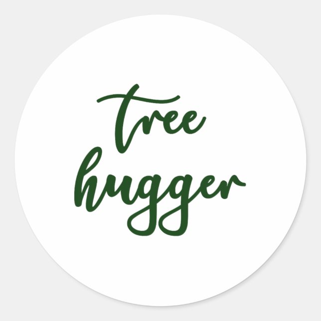Poison-ivy Tree Hugger Nature Lover Environmentali Classic Round Sticker (Front)