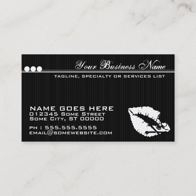 poison lips refer a friend card (Front)