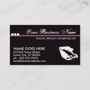 poison lips referral card