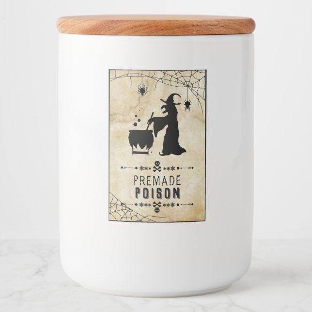 Poison Préfabriqué Drôle Halloween Soda Étiquettes (Devant)