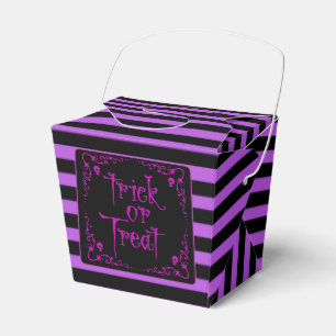 Poison Purple Trick or Treat Favor Box
