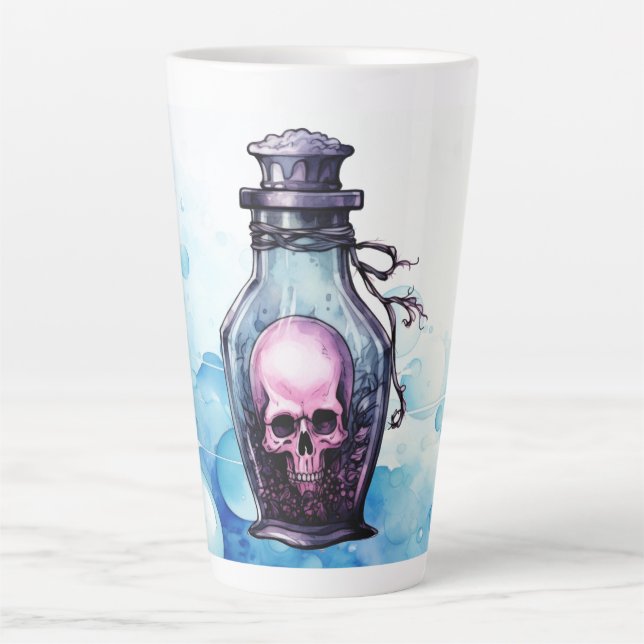 Poison vial latte mug (Front)