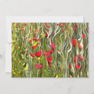 Poisoned Poppies Surrealistic Abstract Art