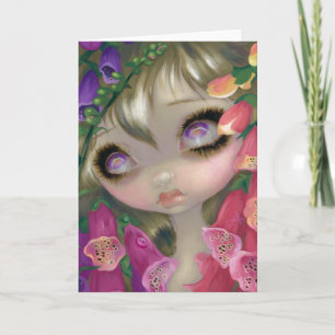 "Poisonous Beauties IX:  Foxgloves" Greeting Card