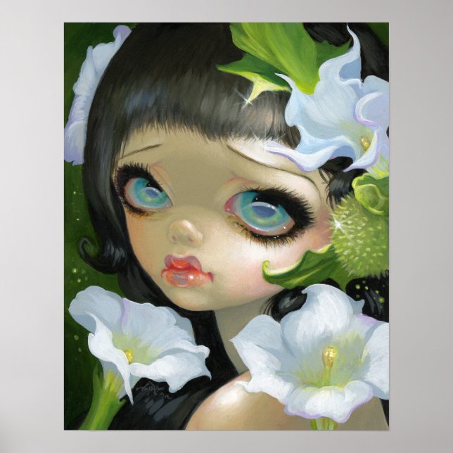 Poisonous Beauties V : Datura Art Print fairy (Front)