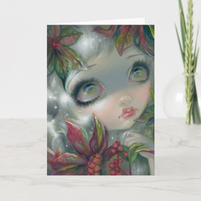 Poisonous Beauties: VIII Castor Bean Greeting Card (Front)