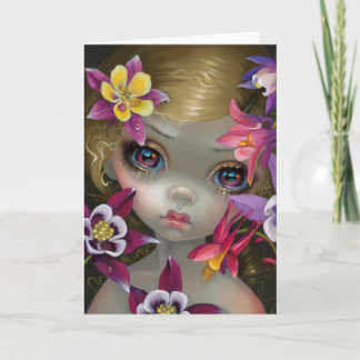 "Poisonous Beauties XIII: Columbine" Greeting Card