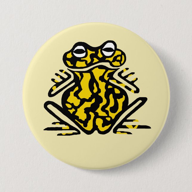 Poisonous Corroboree Frog - Aussie Wildlife - 3 Inch Round Button (Front)