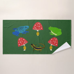 Poisonous Forest Halloween Bath Towel