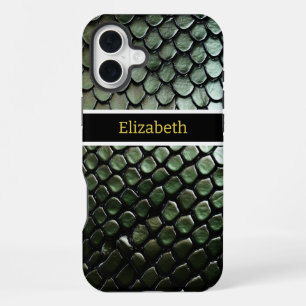 Poisonous snakeskin patterns in nature iPhone 16 plus case