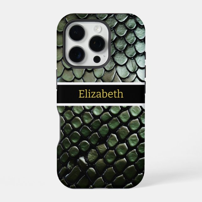 Poisonous snakeskin patterns in nature iPhone case (Back)
