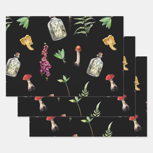 Poisonous  wrapping paper sheet (Set)