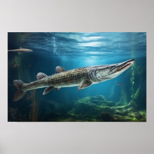 Poisson Alligator Poisson Poisson Imprimer Poster
