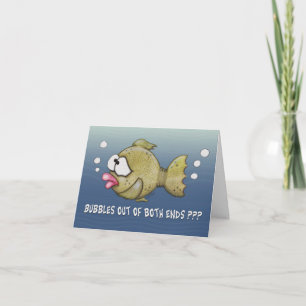 Poisson avec bulles hors des deux extrémités carte